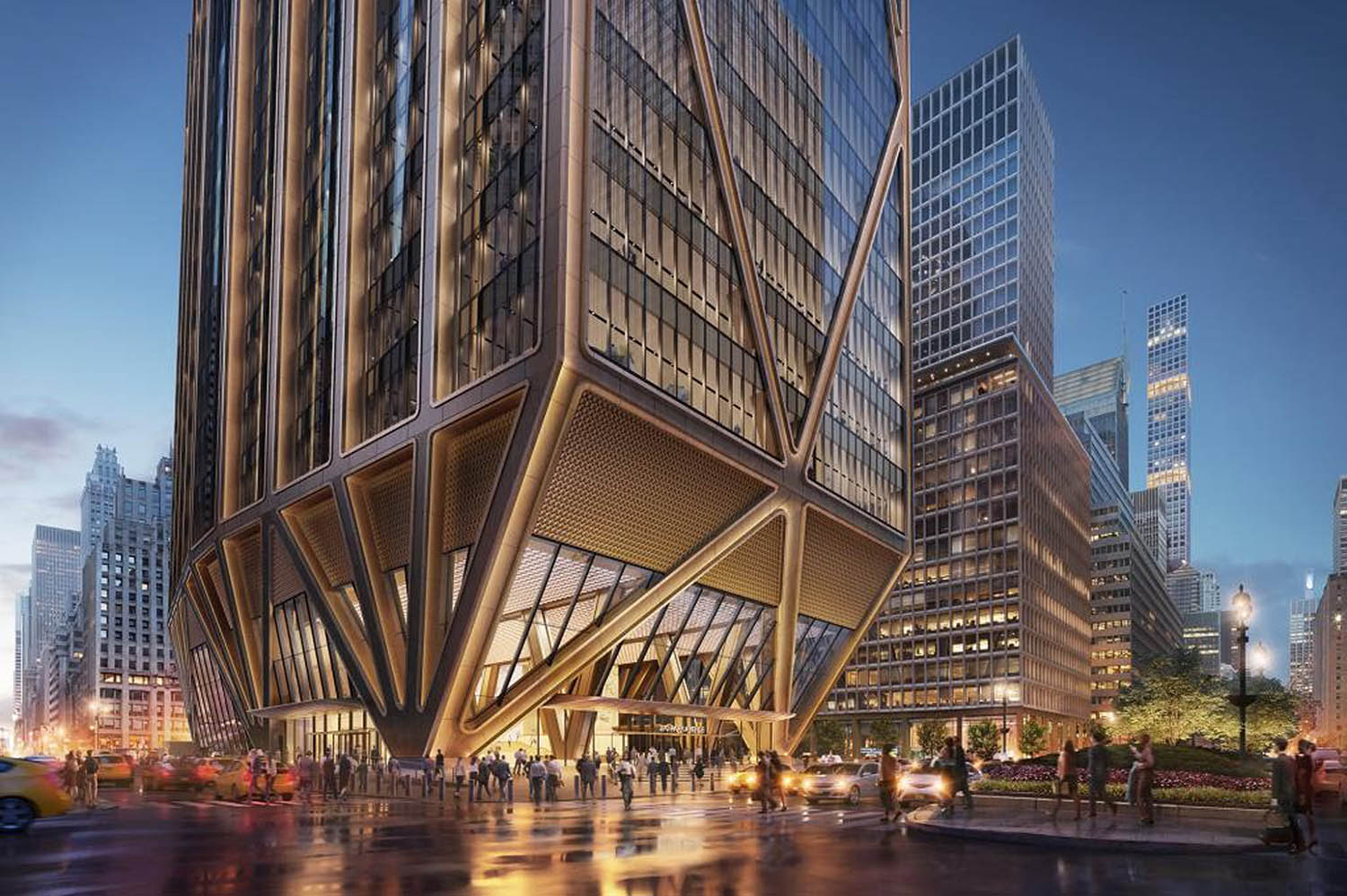 Curtain Wall Installation Begins On JPMorgan Headquarters At 270 Park Avenue In Midtown East Manhattan - 10727