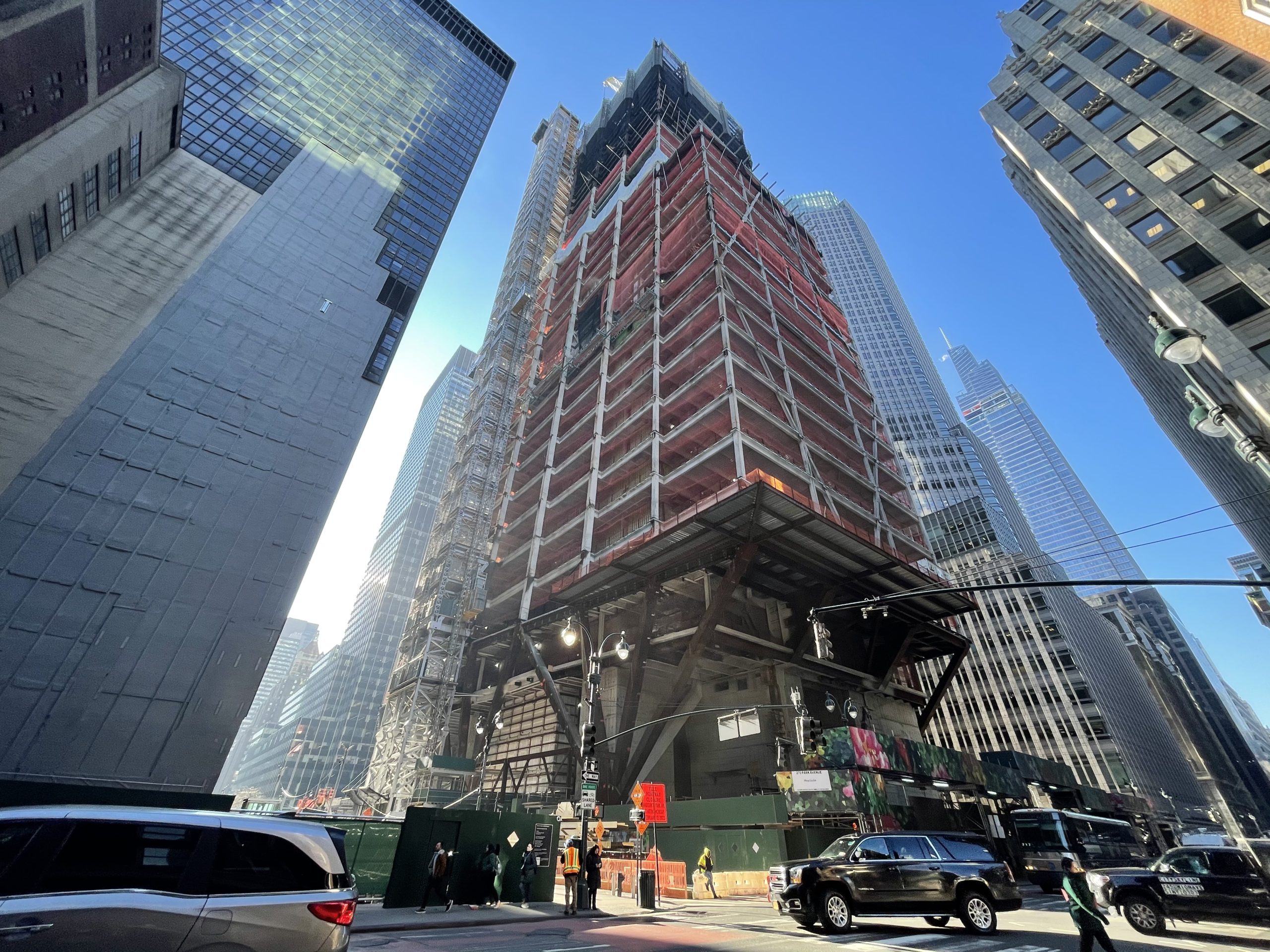 Curtain Wall Installation Begins On JPMorgan Headquarters At 270 Park Avenue In Midtown East Manhattan - 10697