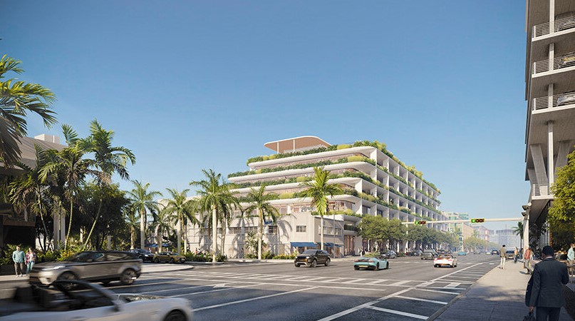 شرکت معماری فاستر و شرکا برای بازتعریف مناظر شهریِ ساحل میامی، از یک ساختمان شش طبقه با کاربری مختلط رونمایی کرده است.
