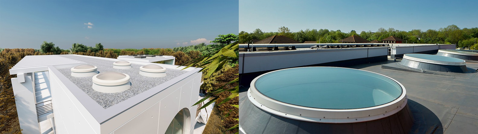 Functional And Symbolic Circular Skylights in Homes and Public Buildings - 10744