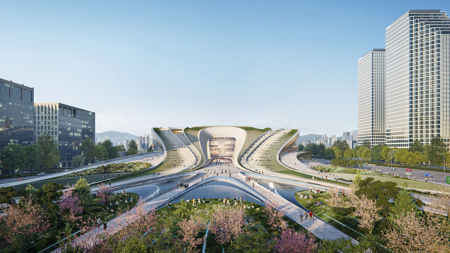 Zaha Hadid Architects Shortlisted in Cultural Center Competition in Sejong Seoul - 14298