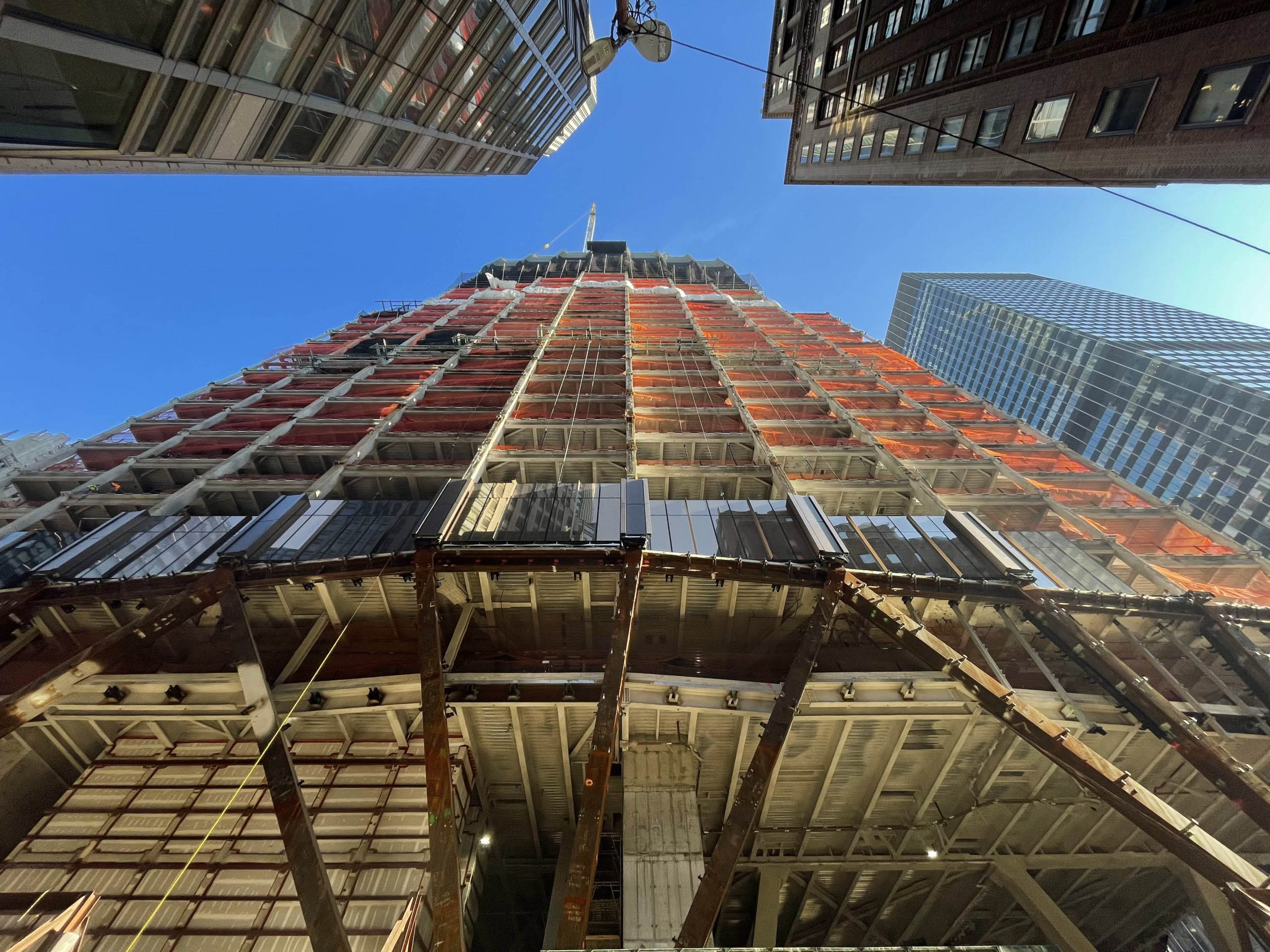 Curtain Wall Installation Begins On JPMorgan Headquarters At 270 Park Avenue In Midtown East Manhattan - 10712