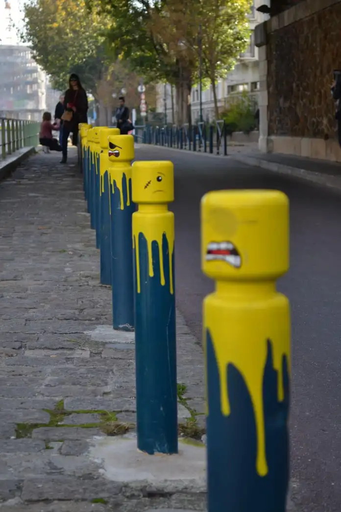  پایه‌های لگو — لو سایکلوپ در پاریس، فرانسه 