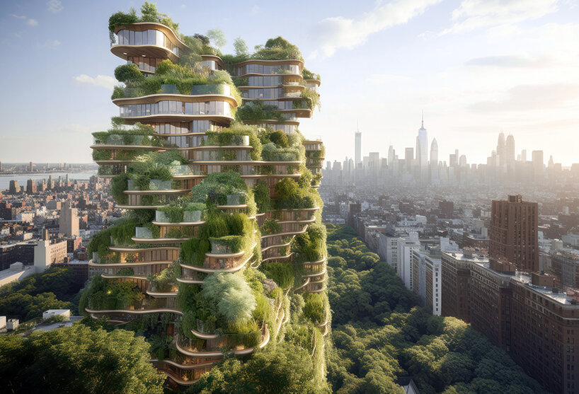 vincent callebaut sobers up new york city with climate responsive vertical villages - 13196