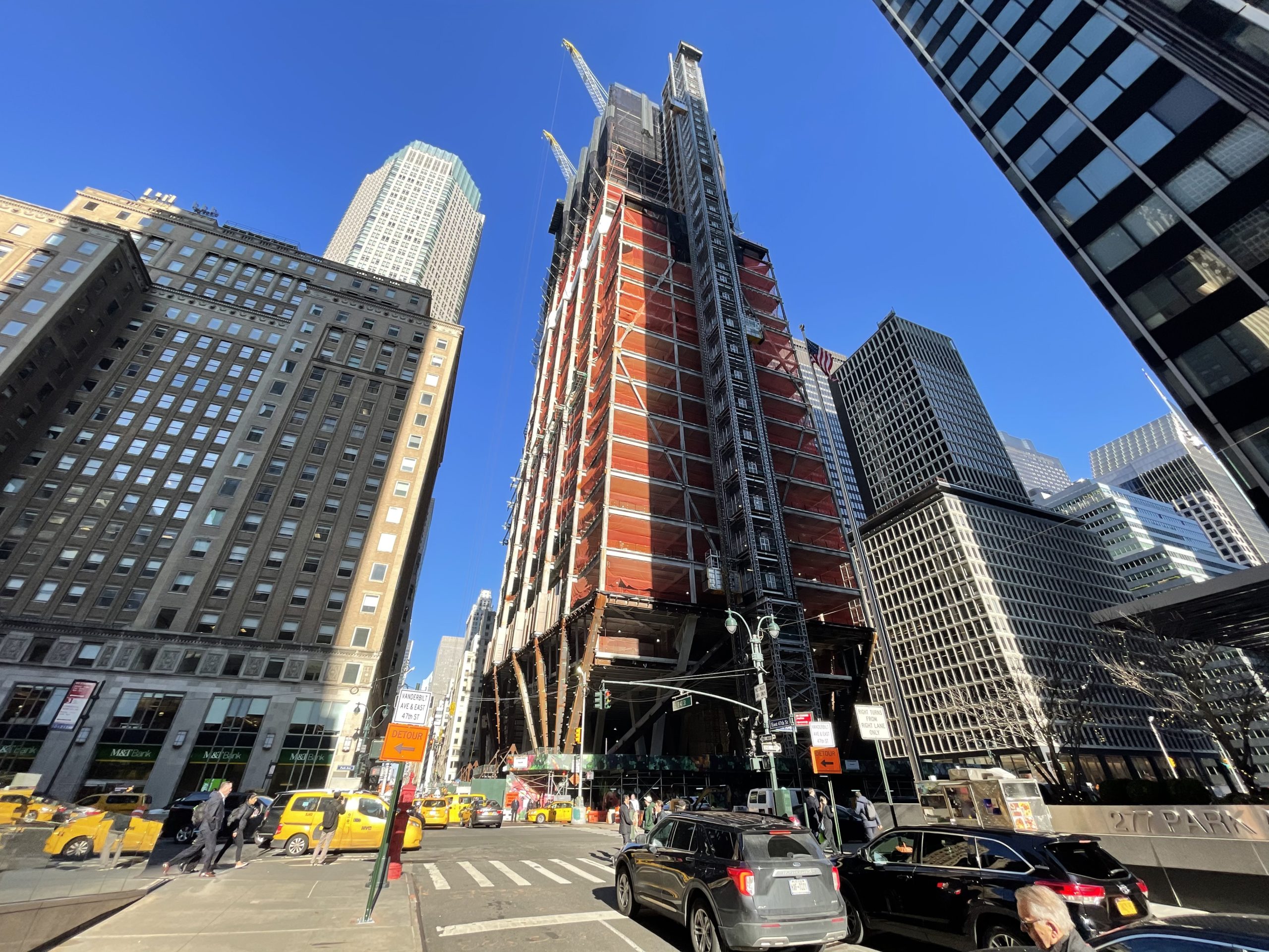 Curtain Wall Installation Begins On JPMorgan Headquarters At 270 Park Avenue In Midtown East Manhattan - 10698