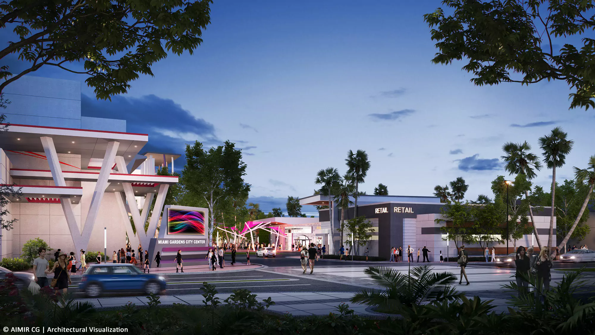 miami gardens city center a3d visualization case study - 17447