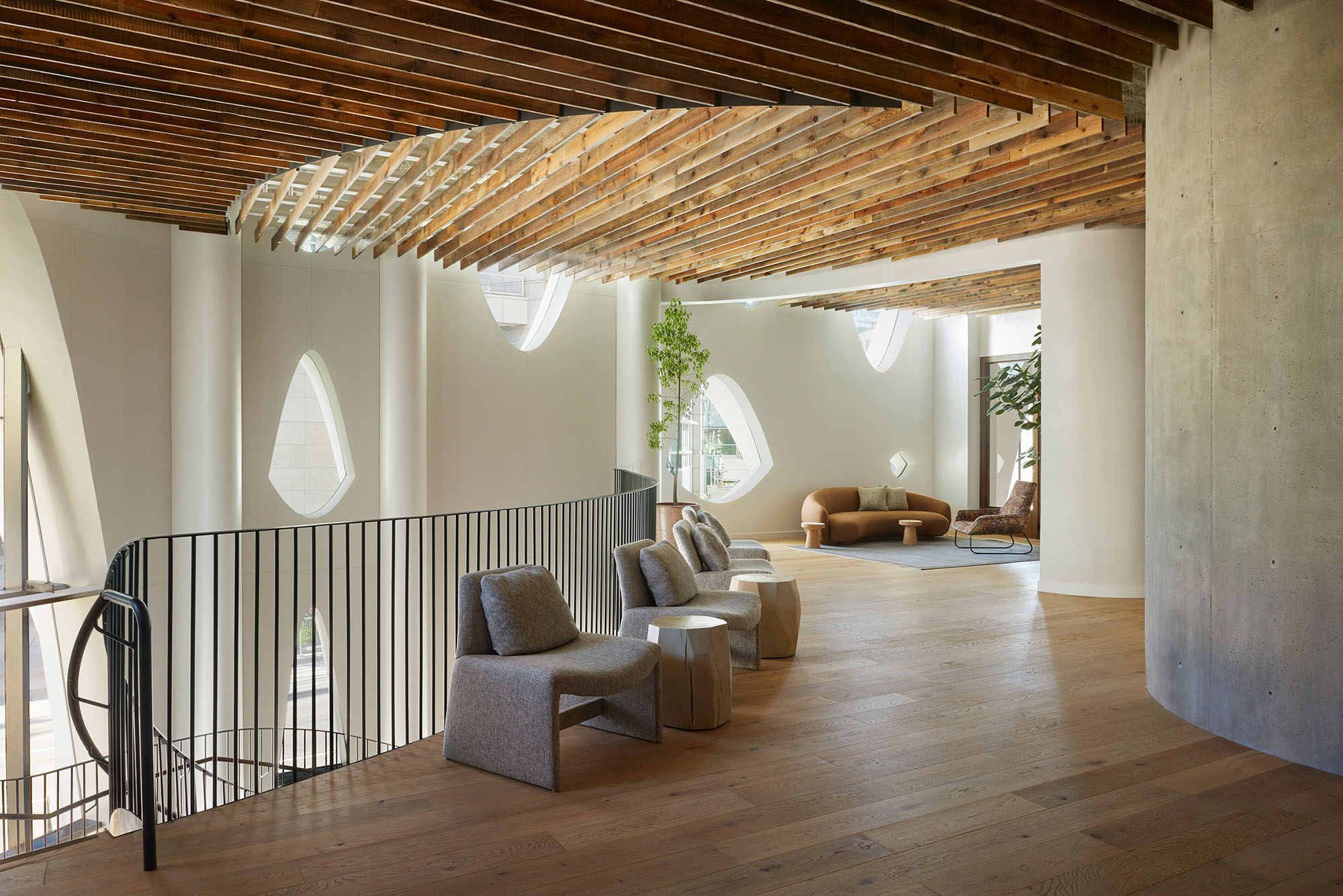 studio gang wraps hotel in perforated facade informed by Aspen trees - 22191