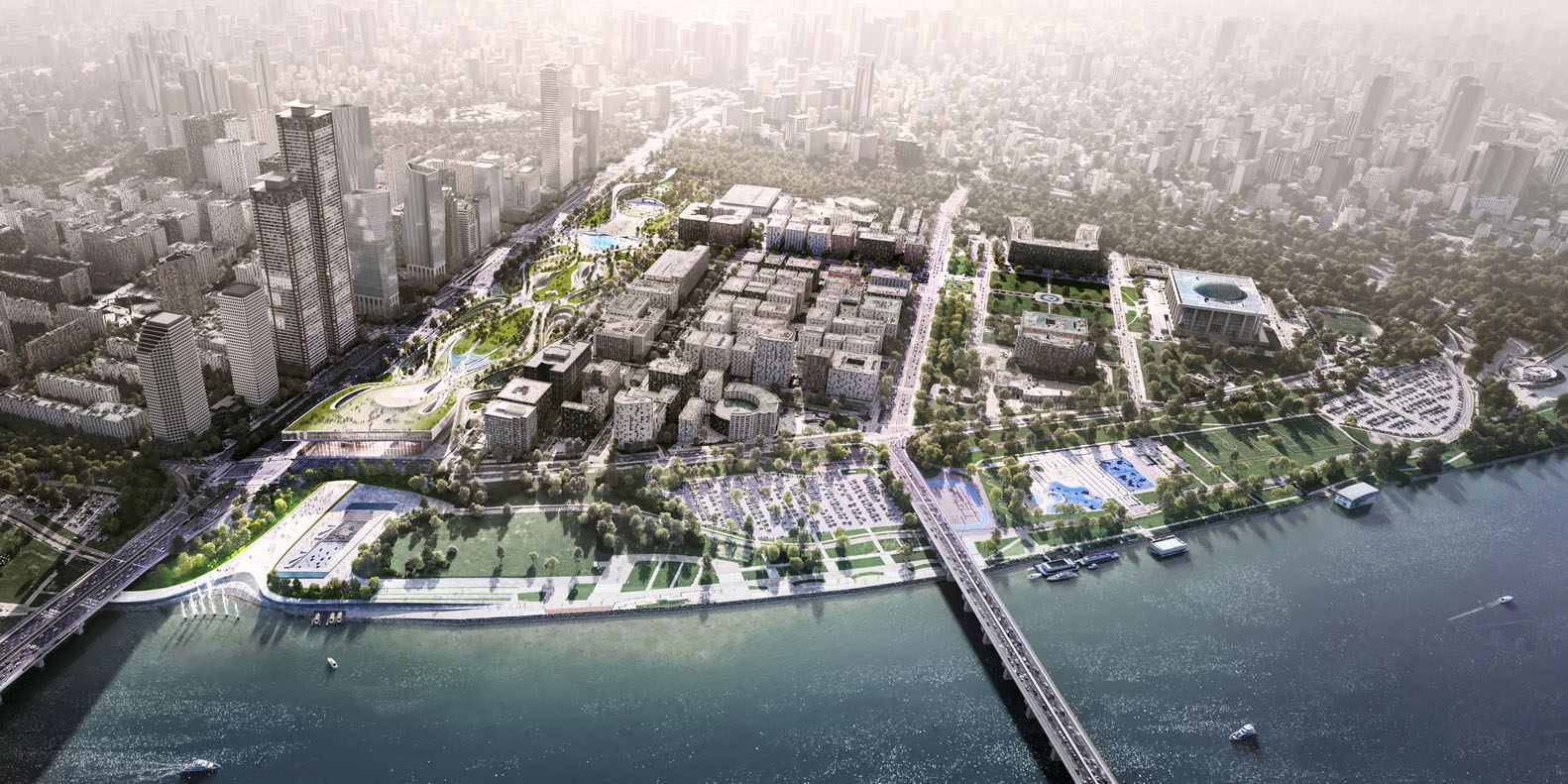 Zaha Hadid Architects Shortlisted in Cultural Center Competition in Sejong Seoul - 14299