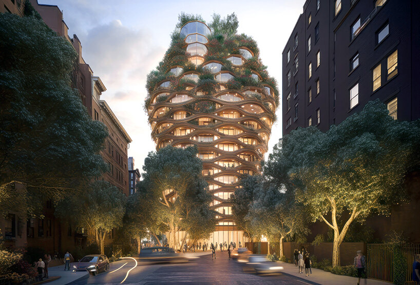 vincent callebaut sobers up new york city with climate responsive vertical villages - 13189