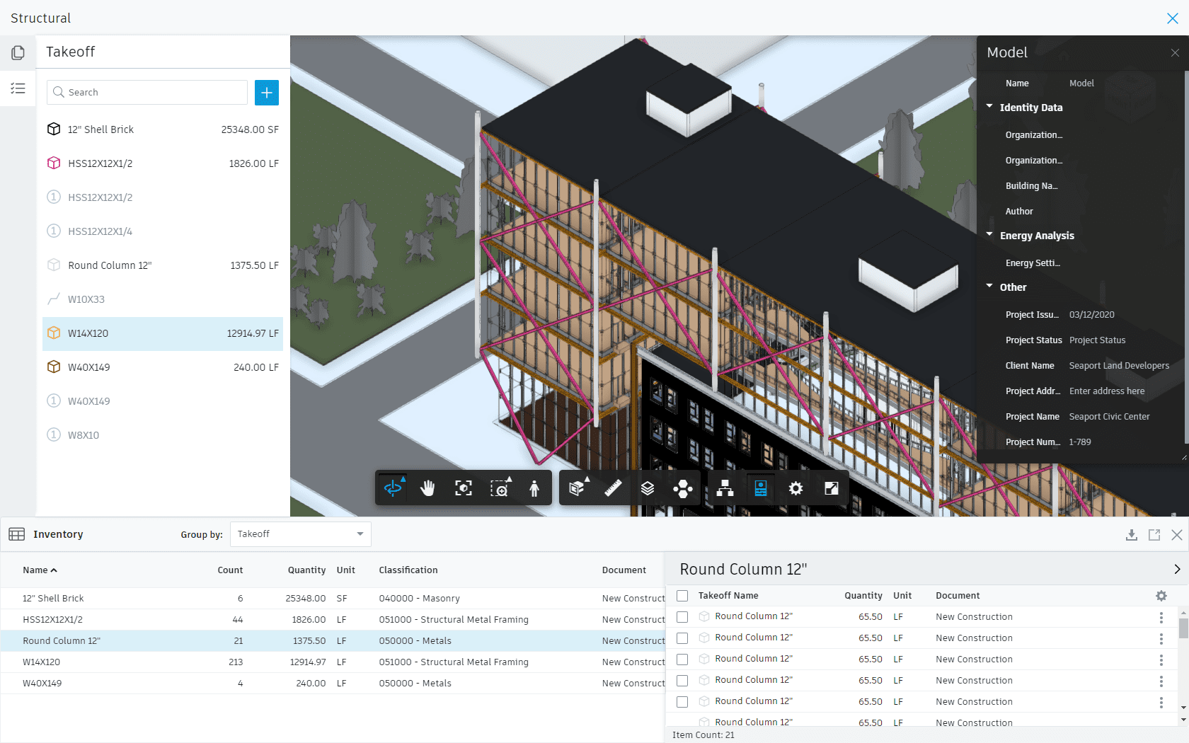 Autodesk Takeoff (بخشی از&nbsp;Autodesk Construction Cloud)
