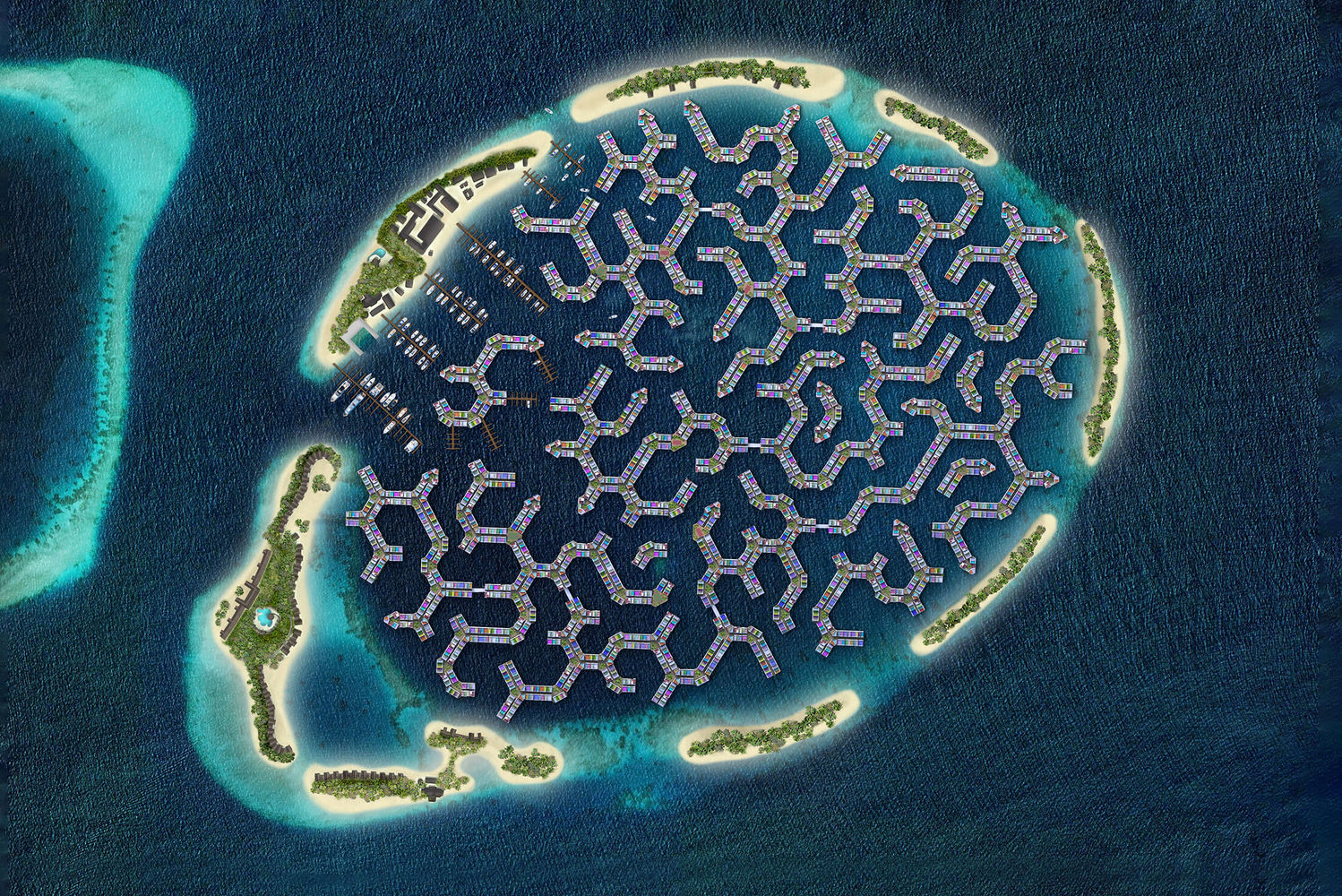 The Maldives is Combating Rising Sea Levels with Auto Responsive Floating City - 5507