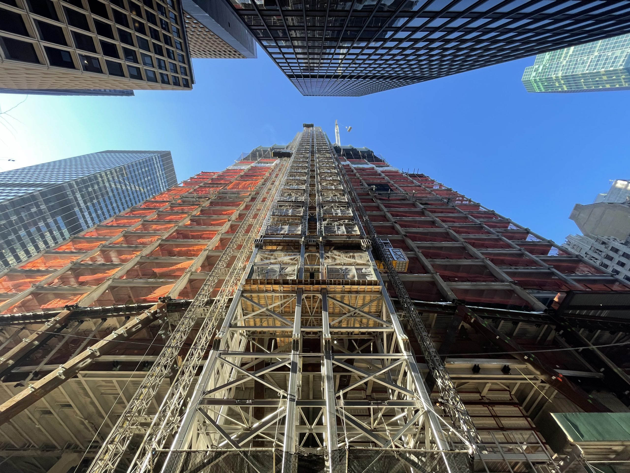 Curtain Wall Installation Begins On JPMorgan Headquarters At 270 Park Avenue In Midtown East Manhattan - 10702