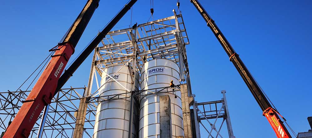 سیلوی پیچ‌ومهره‌ای | Bolted Silo  نصب