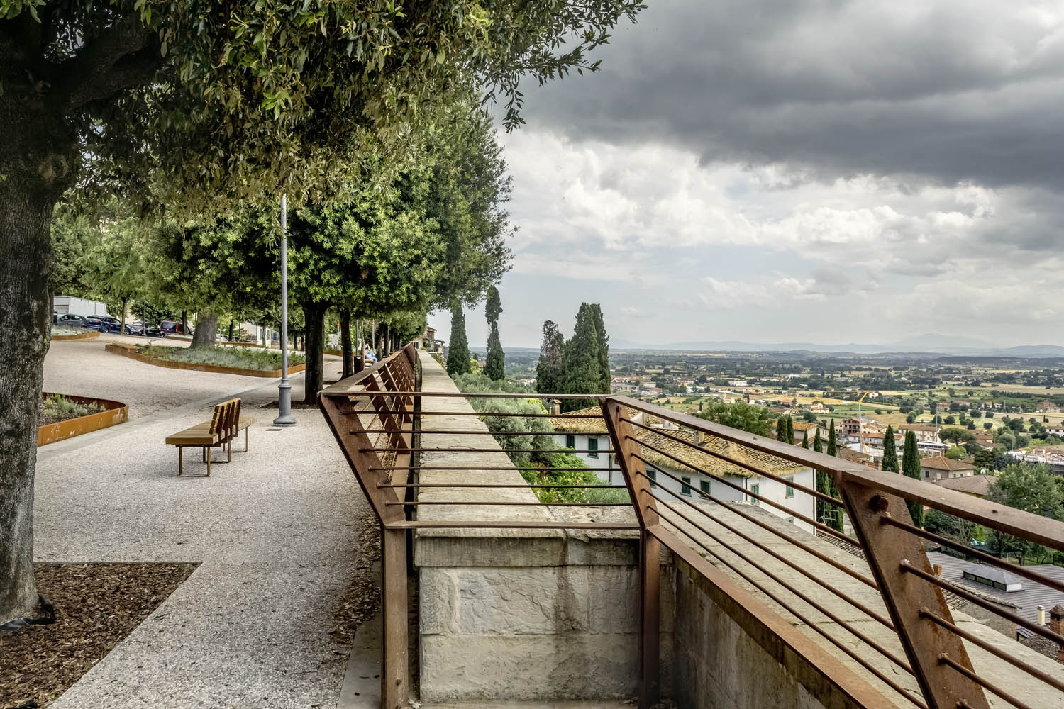 Piazza Matteotti Public Gardens Pool landscape - 20559