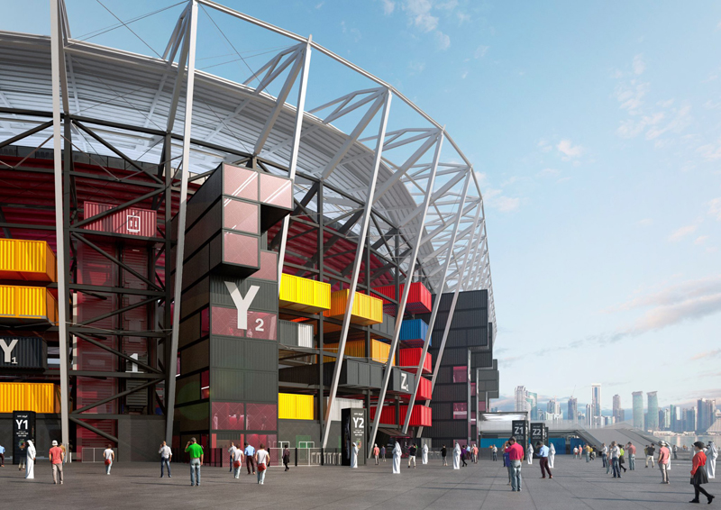 FIFA World Cup Qatar’s Stadium 974 built using as many recycled shipping containers - 7922