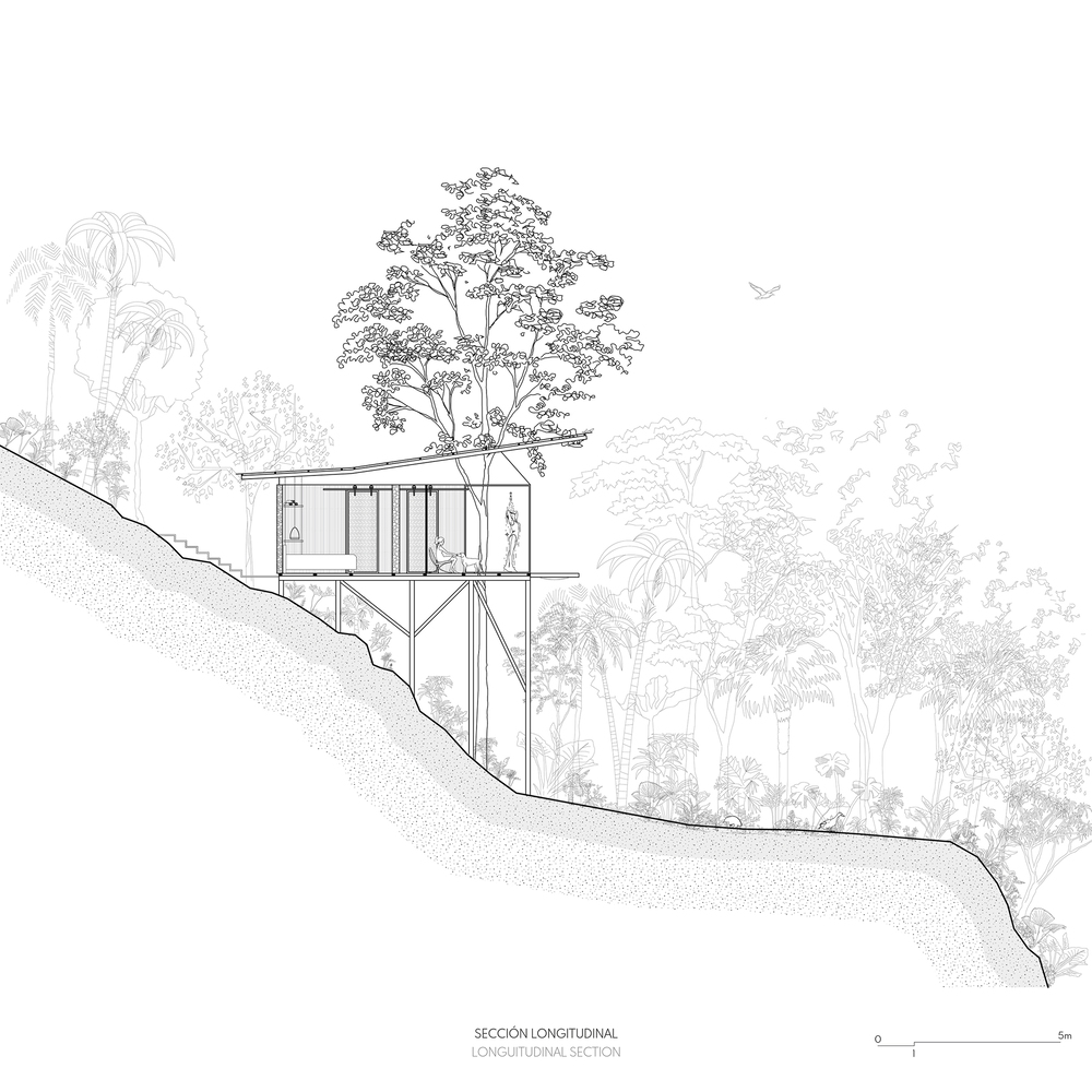 A Lodge in the Pigüe / Mestizo Estudio Arquitectura