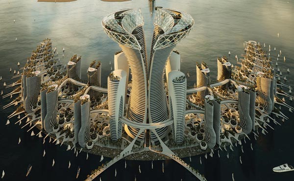شهر خدمات بهداشت و درمان دبی: یک منطقه شناورِ جدیدDUBAI HEALTHCARE CITY A NEW FLOATING LANDMARK