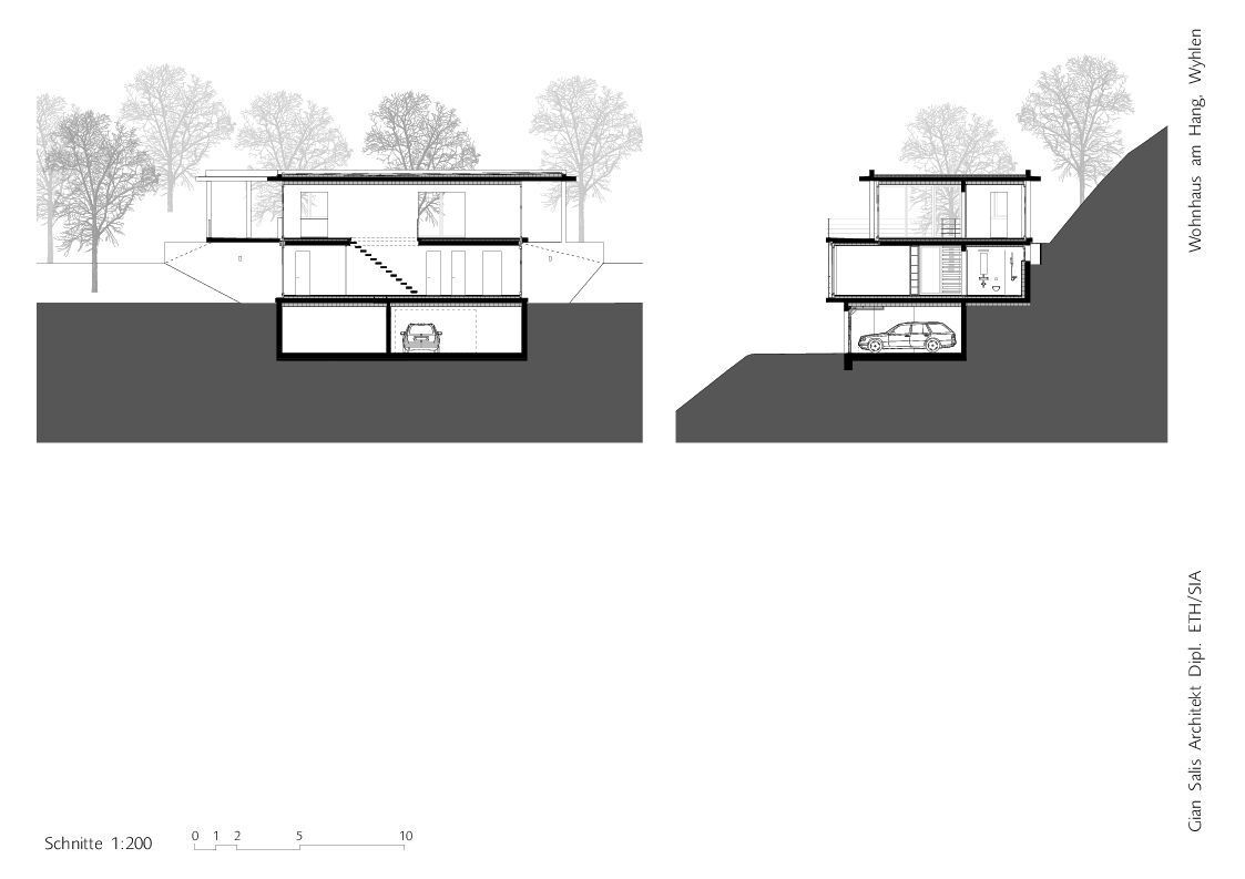 House on a Slope / Gian Salis Architect