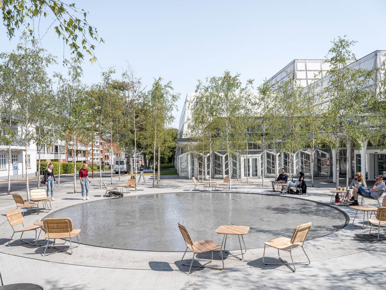 میدان هنینگ جی. کروزه در دانمارک طراحی شده توسط شرکت معماری  BIG