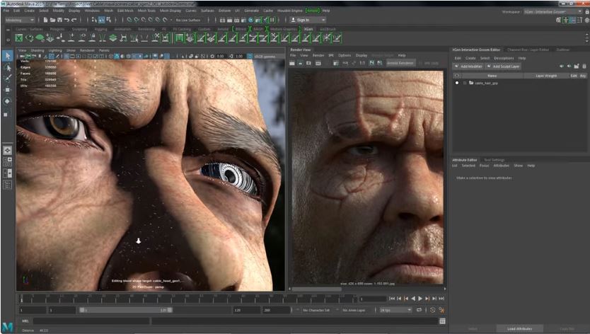 نرم افزار طراحی سه بعدی Autodesk Maya