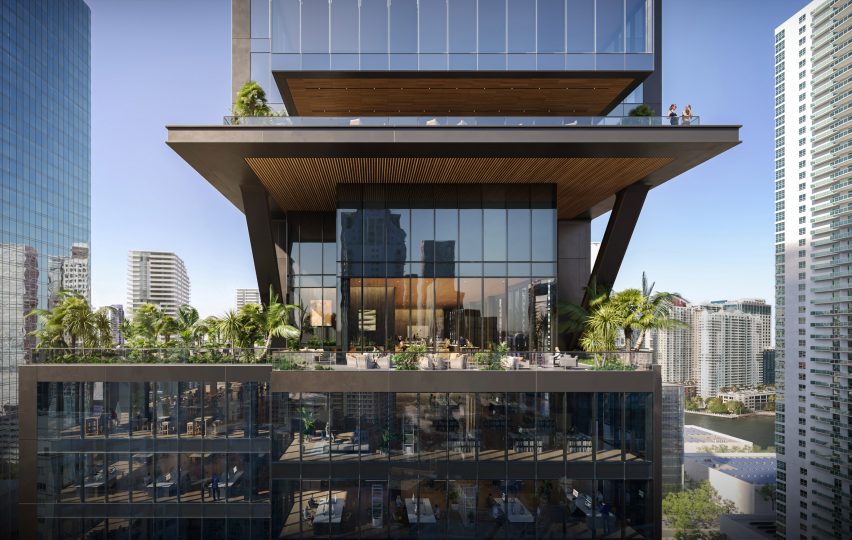 som designs skyscraper with exposed structure for miami - 17136