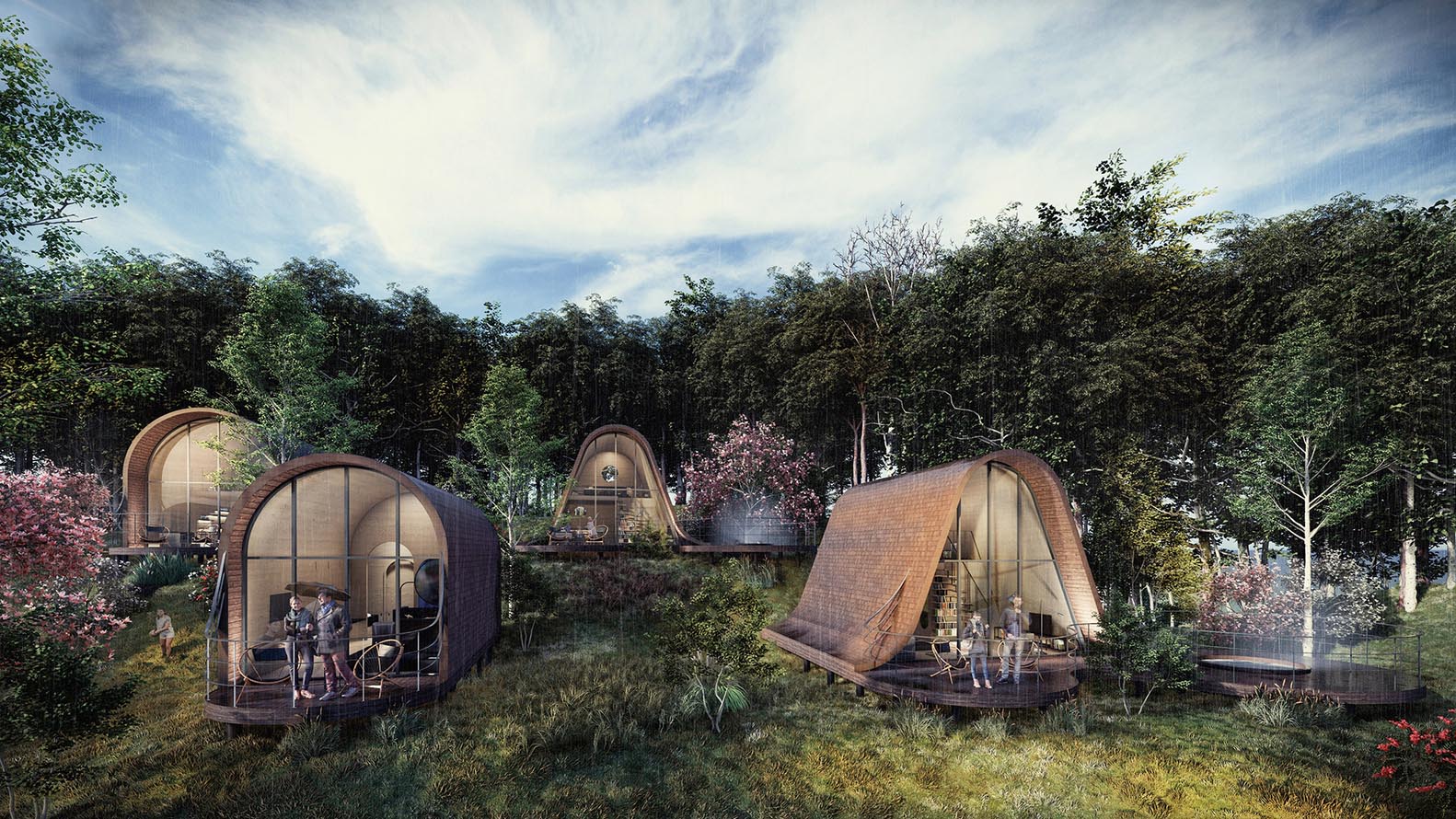 A Micro Home Holiday Resort in Türkiye and a Wine Cellar Visitor Center in Georgia 8 Unbuilt Tourist Facilities Submitted by the ArchDaily Community - 14091