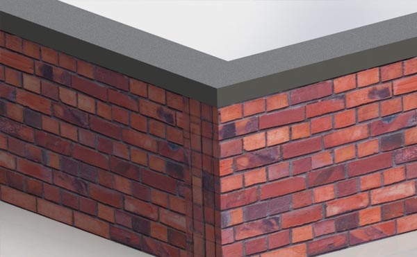 کدام عنصر ساختمانی از بالای دیوار بیرونی یا دیوار جانپناه محافظت می کند؟