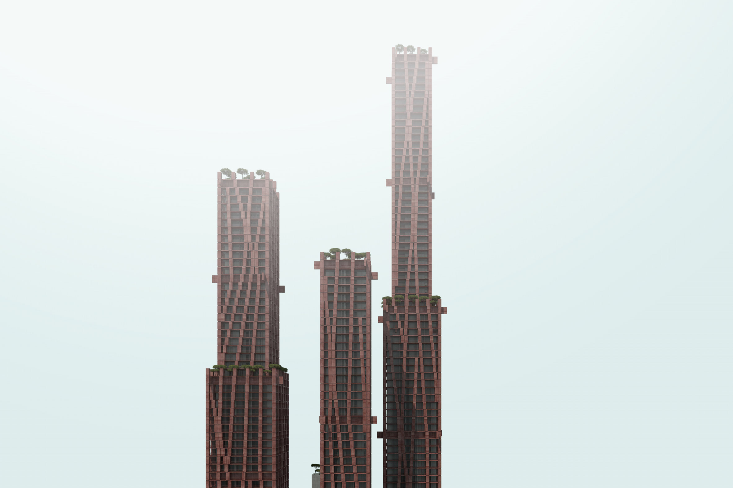 valerio olgiati reveals plans for trio of concrete skyscrapers in tirana - 23472