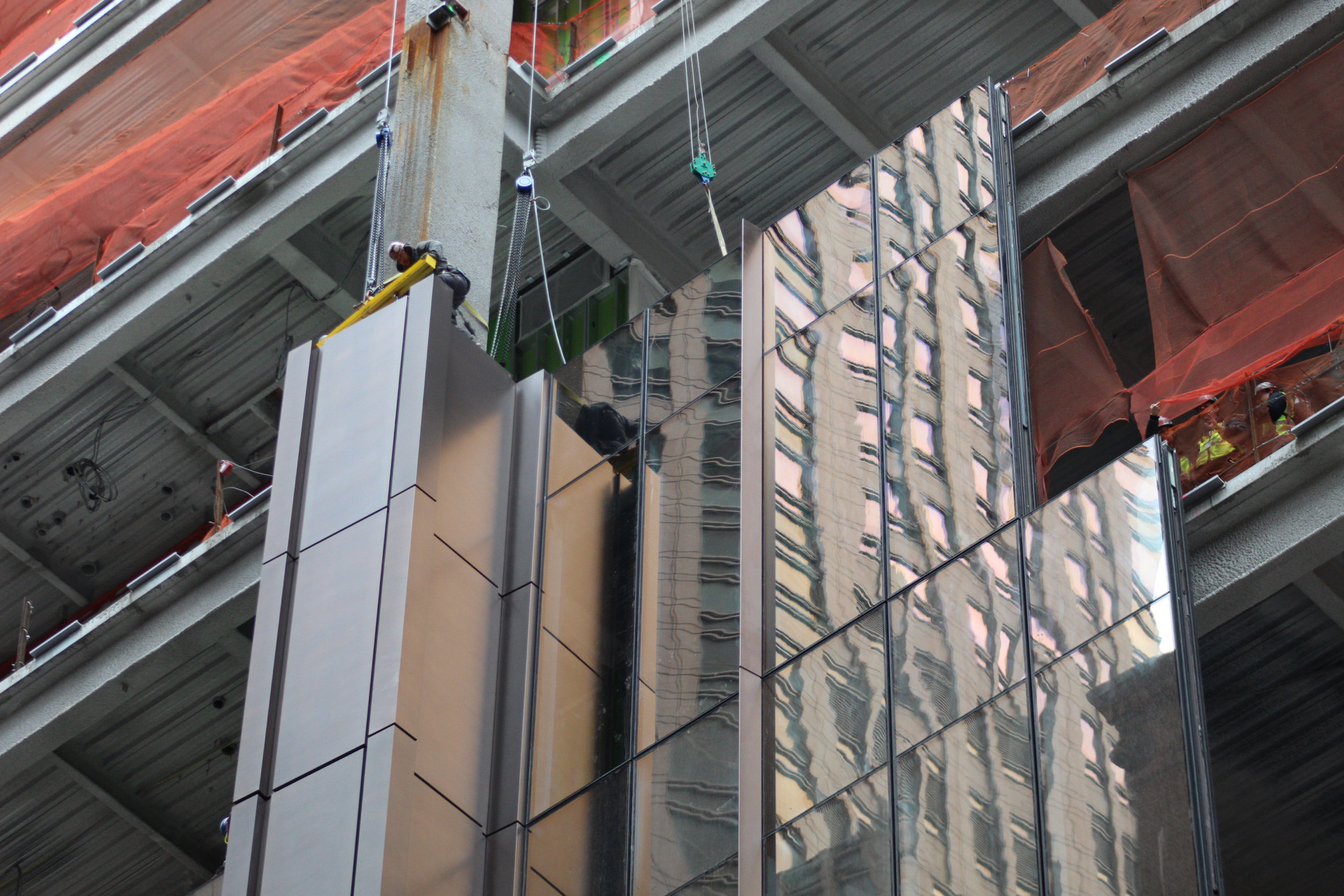 Curtain Wall Installation Begins On JPMorgan Headquarters At 270 Park Avenue In Midtown East Manhattan - 10704
