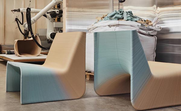 مبلمان چاپ سه بعدی: بررسی 12 طرح از سازه های دیجیتالی 3D Printed Furniture 12 Designs That Explore Digital Craftsmanship