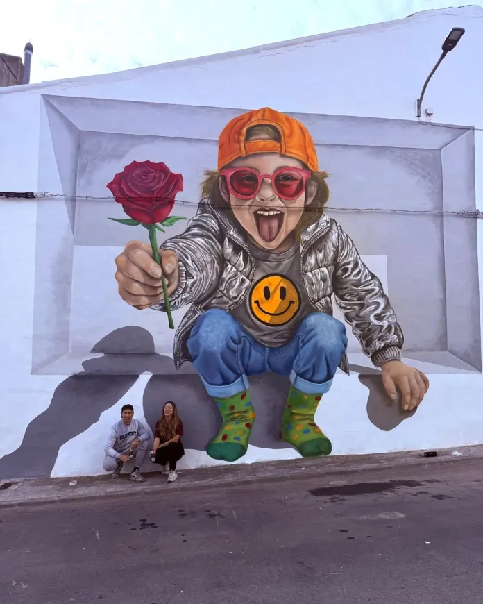 رز شادی — ویکتور گارسیا رپو و نره‌آ برنال در سن لورنزو د لا پاریلا، اسپانیا 