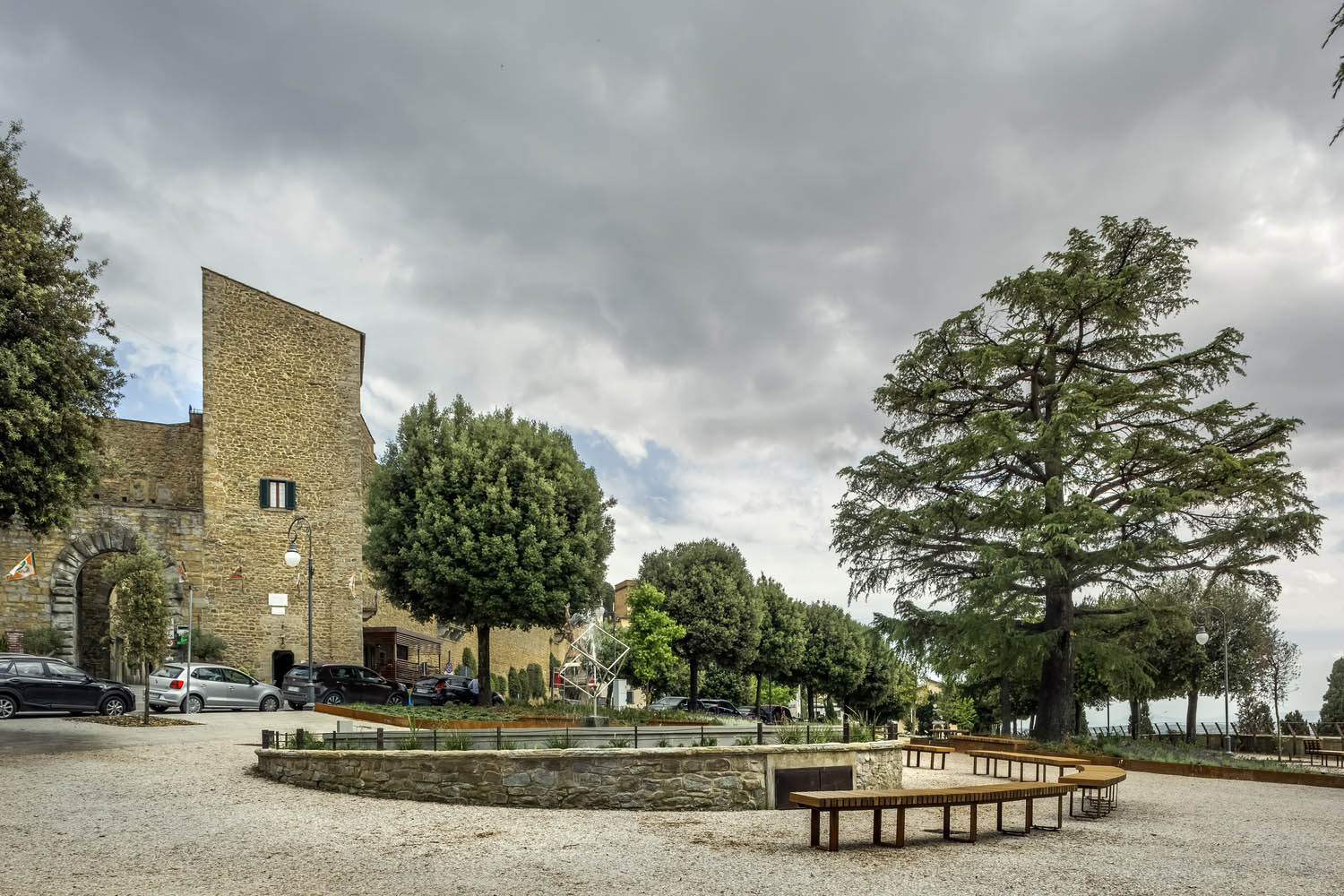 Piazza Matteotti Public Gardens Pool landscape - 20566