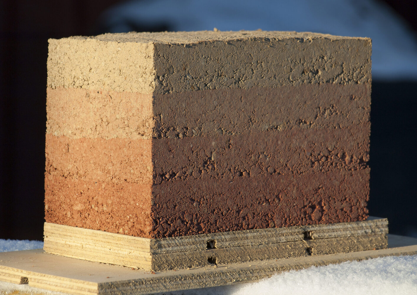 Designing the Appearance of Rammed Earth Walls The Interplay Between Natural Clay Colors and Pigmentation - 14412
