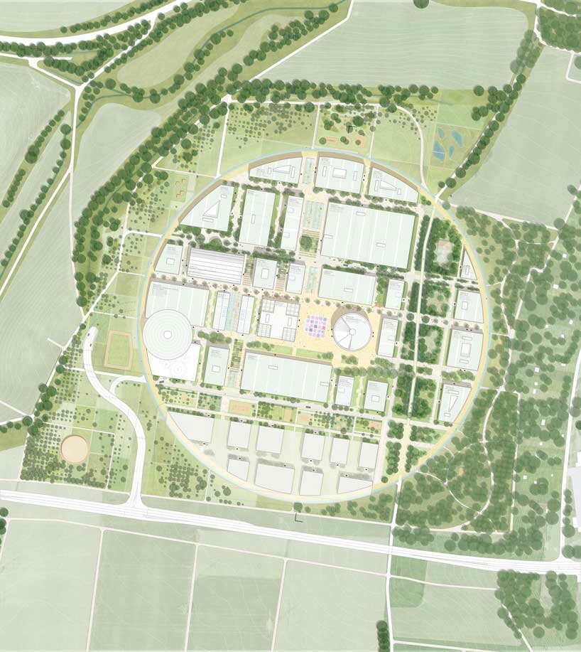 bold circular masterplan outlines MVRDV's innovation park artificial intelligence in Germany - 11950