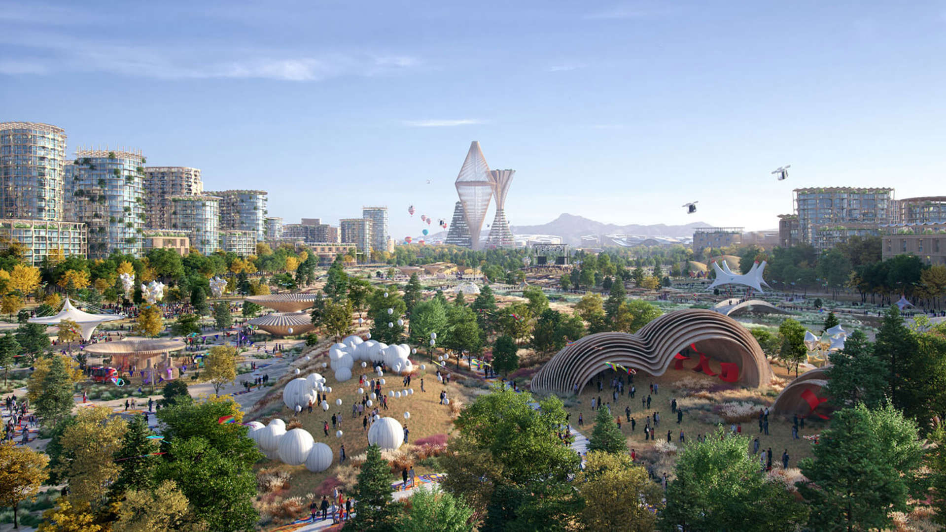 A tech billionaire is building a giant 150 acre city in the middle of the desert - 8980
