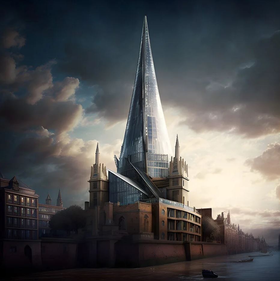alternative histories iconic architecture reimagined in different styles using AI - 10962