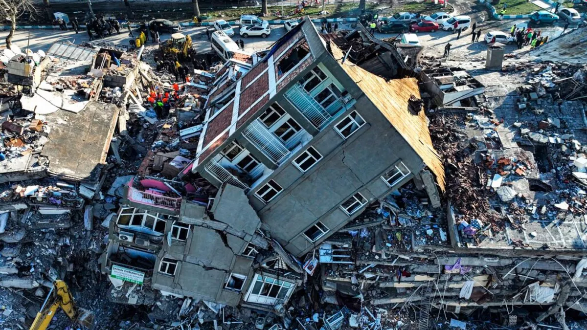 زلزله ترکیه و سوریه